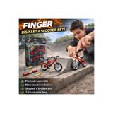 Cici Oyuncak Finger Bisiklet & Scooter Seti Parmak Bisiklet Oyuncak Mini Scooter Aksesuar Seti