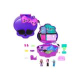 Cici Oyuncak Polly Pocket Monster High Playset, 3 Mikro Bebek ve 10 Aksesuar, Çok Renkli