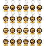 CiciBear Misafirler için 24 Paket Aslan Partisi Dekorasyonları, Orman Safari Vahşi Orman Bebek Partisi, Çocuk Doğum Günü Partisi Hediyesi