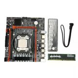 Ciciglow X99 Ddr4 Anakart, Çift Ön Ve Arka 4 X Usb3.0 Bağlantı Noktaları Bilgisayar Masaüstü Anakart Lga2011 3 Pin Cpu E5 2670V3 16G