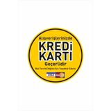 Cicigünler Alışverişlerinizde Kredi Kartı Geçerlidir Levhası