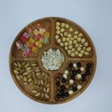 Ciciler Tipico 5 Bölmeli Yuvarlak Çerezlik Kahvaltılık - Ahşap
