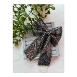 Cicis Accessories Pullu Payetli Siyah Füme Fiyonk Toka
