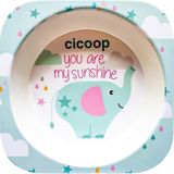 Cicoop Fil Mama Tabağı - Fil Desenli