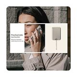 Ciel By Için Magsafe Özellikli Kartlı Manyetik Cüzdan Kajuk Mag Cream - AFA05260 - Option-1