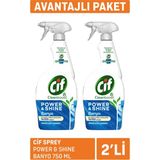 Cif 4 Adet Sprey Power & Shine Banyo 2 X 750 Ml