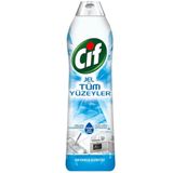 Cif 750 ml Tüm Yüzeyler Okyanus Esintisi Çamaşır Suyu Katkılı Jel Yüzey Temizleyici