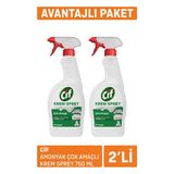 Cif Amonyak Çok Amaçlı Krem Sprey 2 x 750 ML