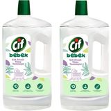 Cif Bebek Çok Amaçlı Yüzey Temizleyici 1000 ml x 2 Adet - Beyaz