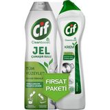 Cif Cıf Krem Amonyak 750 ml + Jel Bahar Ferahlığı 750 ml 2 Adet