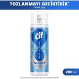 Cif Infinite Clean Doğal Probiyotikli Toz Tutmaz Yedek Şişe Tüm Yüzeyler İçin Lotus & Deniz Tuzu 280 ml