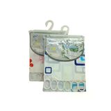 Çif Kanat Pvc Banyo Perdesi 2 Parça X 90X180cm - 12 Halkalı (5224)