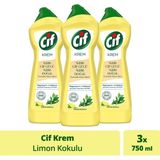 Cif Krem 3 x 750 ml (Limon) - Beyaz