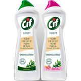 Cif Krem Amonyaklı Temizleyici 750 ml + Müge Çiçeği ve Frezya Temizleyici 750 ml 2'li Paket