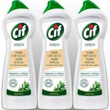 Cif Krem Amonyaklı Temizlik Deterjanı 750 ml x 3 Doğal Temizlik Mineralleri ile Güçlü Etki