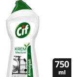 Cif Krem Mucize Yüzey Temizleyici Amonyak 750 ml Çizmeden Temizlik Sağlayan Mikrokristalli Formül