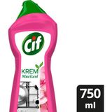 Cif Krem Mucizesi 750 ml Yüzey Temizleyici Pembe Renk ve Sakura Kokusuyla Etkili Temizlik