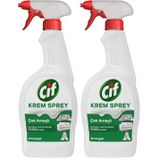 Cif Krem Sprey Çok Amaçlı Amonyak Yüzey Temizleyici Yağ ve Kir Çıkarıcı 750 ml 2li paket