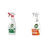 Cif Krem Sprey Çok Amaçlı Amonyak Yüzey Temizleyici Yağ ve Kir Çıkarıcı 750 ml ve Cif Power Shine Cleanboost Sprey Temizleyici Mutfak İçin Temizleyici ve Yağ Çözücü 750 ML