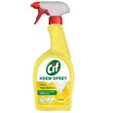 Cif Krem Sprey Limon Ultra Yağ Çözücü Yüzey Temizleyici 750 ml 3 Adet