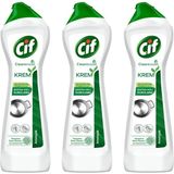 Cif Krem Temizleyici, Amonyaklı, Cleanboost Teknolojisi, 500 Ml, 3'lü Paket - Option-1