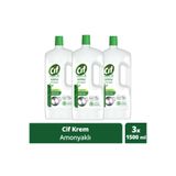 Cif Krem Yüzey Temizleyici Amonyaklı, 1500 ml, 3'lü Set