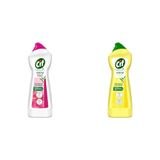 Cif Krem Yüzey Temizleyici Müge ve Frezya Yağ ve Kireç Sökücü Leke Çıkarıcı 750 ML(1) Cif Krem Yüzey Temizleyici Limon Kokulu Yağ ve Kireç Sökücü Leke Çıkarıcı 750 ML(1)