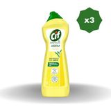 Cif Limon Kokulu Mutfak & Banyo Temizleyici Krem - (3 Adet)