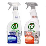 Cif Power Shine Banyo ve Mutfak Kireç Sökücü 750 ml 2 li Set
