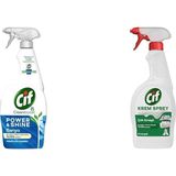 Cif Power Shine Cleanboost Sprey Temizleyici Banyo İçin Temizleyici ve Kireç Çözücü 750 ML(4) Cif Krem Sprey Amonyak Yüzey Temizleyici En Zorlu Yağ ve Kirleri%100 Çıkarır 750 ml(1)