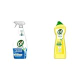 Cif Power Shine Cleanboost Sprey Temizleyici Banyo İçin Temizleyici ve Kireç Çözücü 750 ML(4) Cif Krem Yüzey Temizleyici Limon Kokulu Yağ ve Kireç Sökücü Leke Çıkarıcı 750 ML(1)