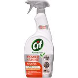 Cif Power & Shine Mutfak İçin Yağ Çözücü Temizleyici 750 ml Şeffaf Malzeme ile Etkili Temizlik