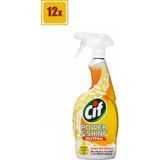 Cif Power Shine Mutfak Sprey 750 ml 12'li Set