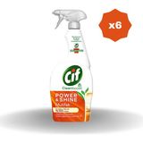 Cif Power & Shine Mutfak Temizleyici Sprey 750 ml - (6 Adet)