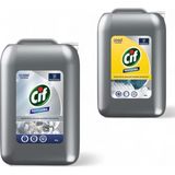 Cif Professional Endüstriyel Bulaşık Makinası Deterjanı 10 Lt +Cif Professional Endüstriyel Bulaşık Makinası Parlatıcısı 10 Lt Set