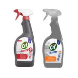 Cif PROFESSIONAL GÜÇLÜ YAĞ ÇÖZÜCÜ SPREY 750 ML + PROFESSIONAL IZGARA OCAK FIRIN TEMİZLEYİCİ 750 ML