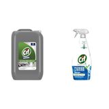 Cif Profesyonel Genel Yüzey Temizleyici Çok Amaçlı Genel Yüzey Temizleyici 10 L(1) Cif Power Shine Cleanboost Sprey Temizleyici Banyo İçin Temizleyici ve Kireç Çözücü 750 ML(2)