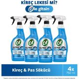 Cif Ultra 750 ml x 4 Adet Kireç ve Pas Sökücü Ferahlatıcı Koku ile Tüm Yüzeylerde Kullanıma Uygun