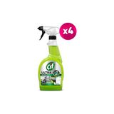 Cif Ultra Anında Etki Kir ve Yağ Çözücü 1025 ml x 4 Adet