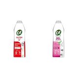 Cif Ultra Hijyen Jel Yüzey Temizleyici Çamaşır Sulu Katkılı Leke Çıkarıcı Yağ Çözücü 750 ml ve Cif Jel Yüzey Temizleyici Cleanboost Tüm Yüzeyler için Leke Çıkarıcı Çamaşır Sulu Çiçek Ferahlığı 750 ml