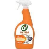 Cif Ultra Hız Güç Yağ Çözücü Sprey Leke ve Kir Çıkarıcı Mutfak 1000 ml 4 Adet