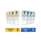 Cif Ultra Serum Kapsül Mutfak 4x70 ml ve Banyo 4x70 ml 10 Kat Konsantre Temizleyici