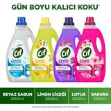 Cif Zemin Temizleyici 2500ML Sakura X1 Beyaz Sabun 2500ML X1 Lotus 2500ML X1 Limon Çiçeği 2500ML X1 - Renksiz