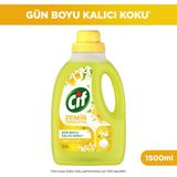 Cif Zemin Temizleyici Limon Çiçeği 1500 ml Gün Boyu Kalıcı Koku ile Etkili Temizlik Sağlar - 1,5 lt