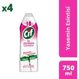 Cif Zemin Uzmanı Yasemin Esintisi Jel Temizleyici 750 ML x 4 adet