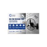 ÇİFÇİOĞLU MOTOR REDÜKTÖR Çifçioğlu Siyah Duvar Vantilatörü 20 İnç 50 Cm Uzaktan Kumandalı 120 Watt