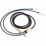 (Çift 3.5mm erkekle) - NEW NEOMUSICIA Yedek Kablo Hifiman HE4XX, HE-400i (Hem 3.5mm Fişli Son Sürüm) Kulaklıklar 3.5mm & 6.35mm Çift 3.5mm Jack Erkek Kordon 1.2...