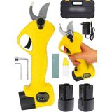 Çift Akülü 10 Ah Kömürsüz Motor Akülü Bağ Makası Dal Budama Kesme Makası Makinesi Çantalı