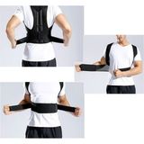 Çift Balenli Bel Sırt Omuz Destekleyici Terletmez Spor Korse Kadın Erkek Dik Durus Korsesi Dik Durma - Standart