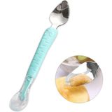 Çift Başlıklı Bebek Kaşığı, Çift Başlı Bebek Silikon Mama Kaşığı, Beslenme Kaşığı - Çok Renkli